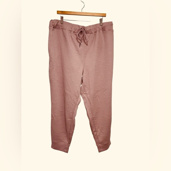 Nine West Pants - Nine West Pink Textured Joggers